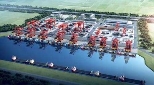 中建筑港 筑港興水，助力山東編織通江達(dá)海內(nèi)河水運(yùn)新篇章
